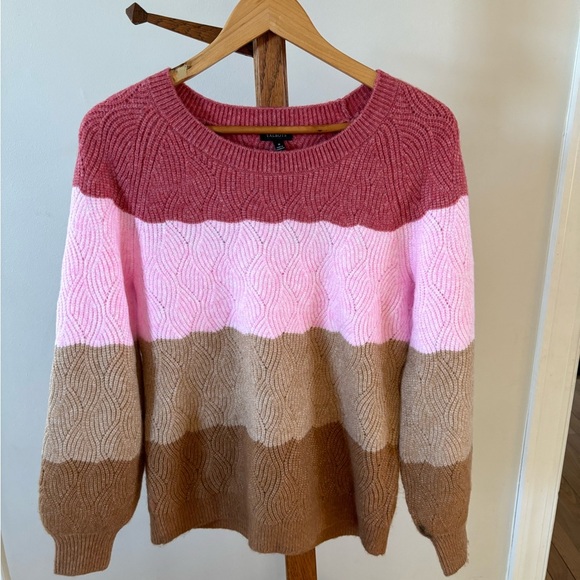 Talbots Multicolor Striped Sweater - Picture 1 of 5